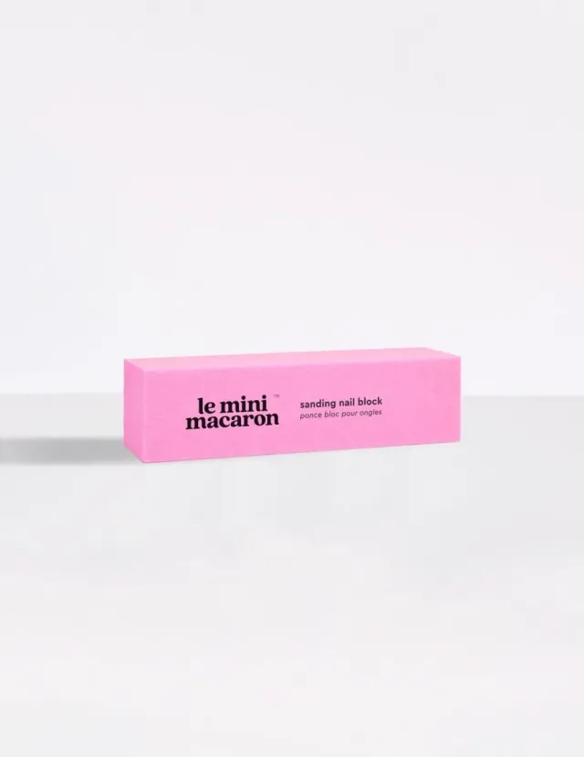 Le Mini Macaron Sanding Block nagelfil 4-sidig