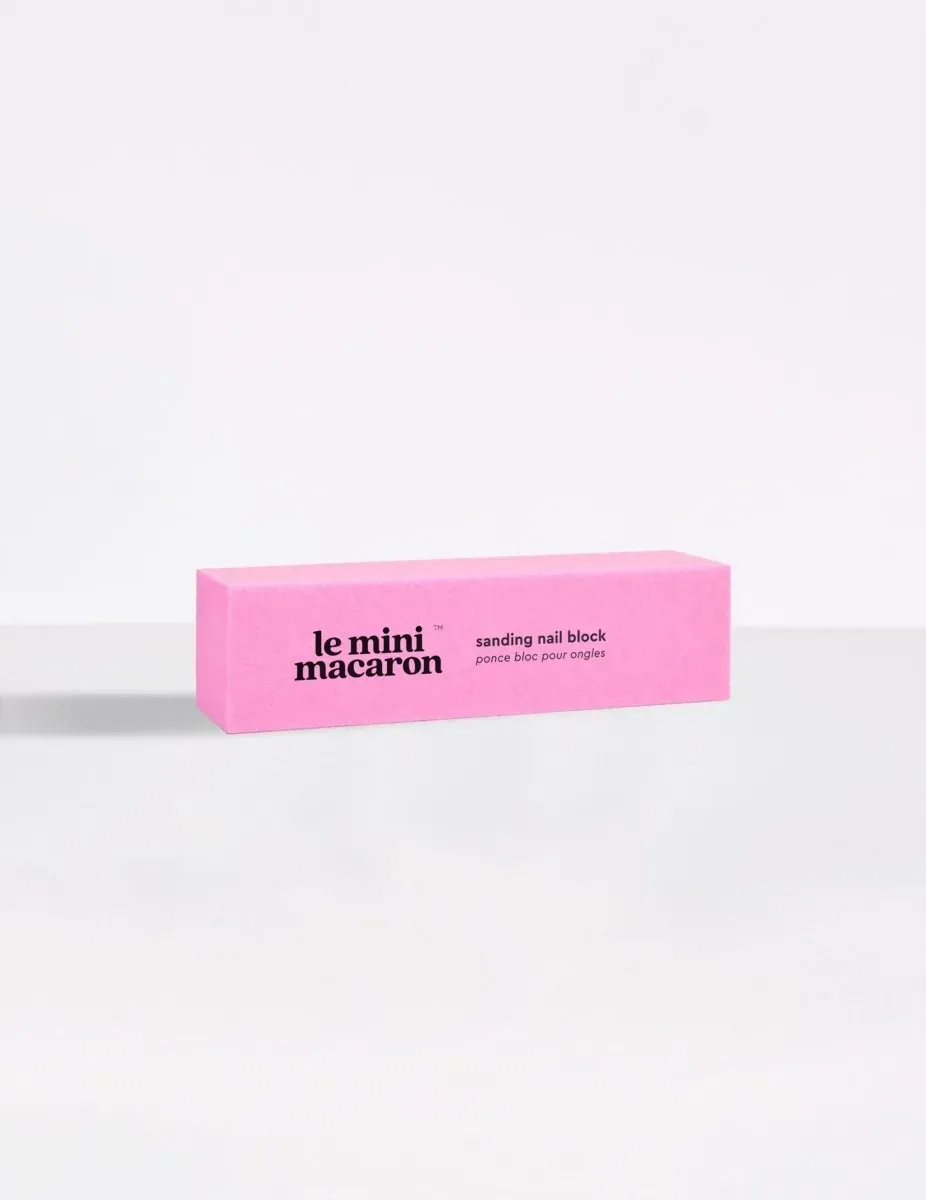 Le Mini Macaron Sanding Block nagelfil 4-sidig