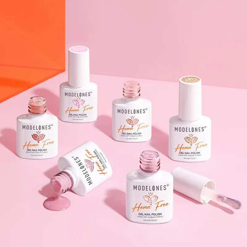 Modelones Sugarcoat gellack 6-pack jelly rosa HEMA-fri