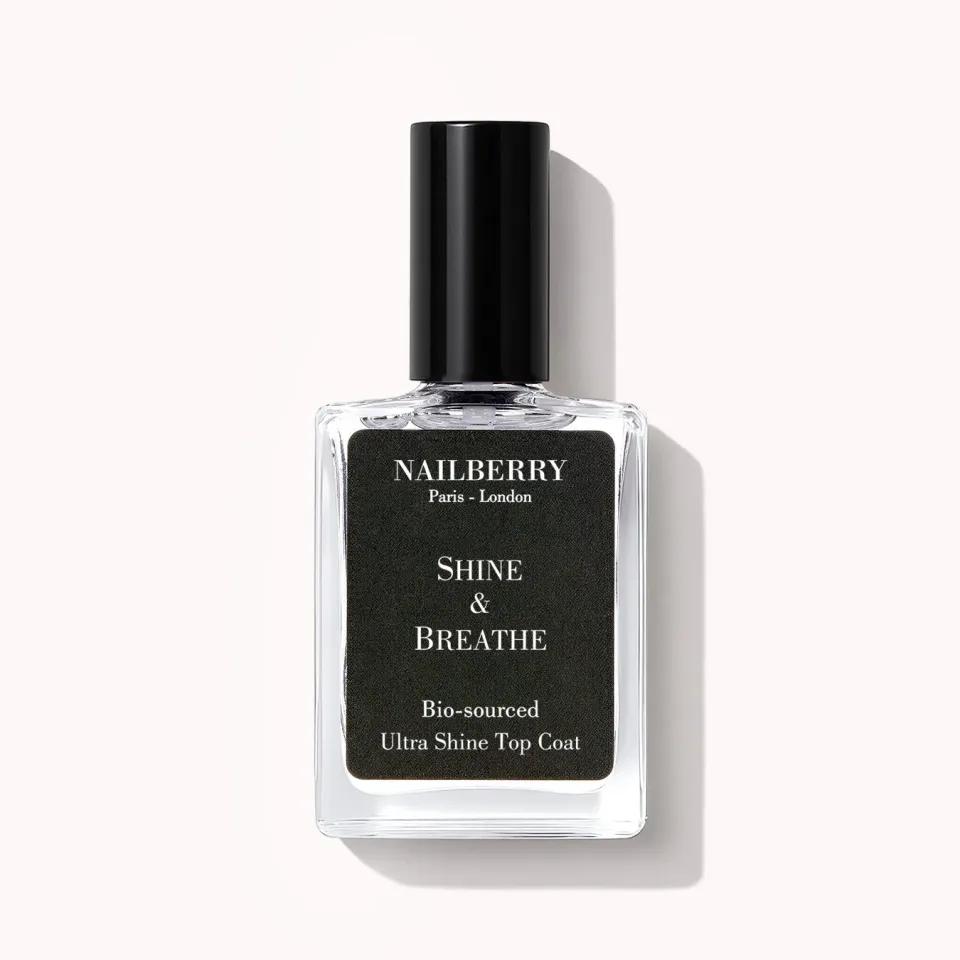 Nailberry Shine & Breathe top coat 15 ml högglans