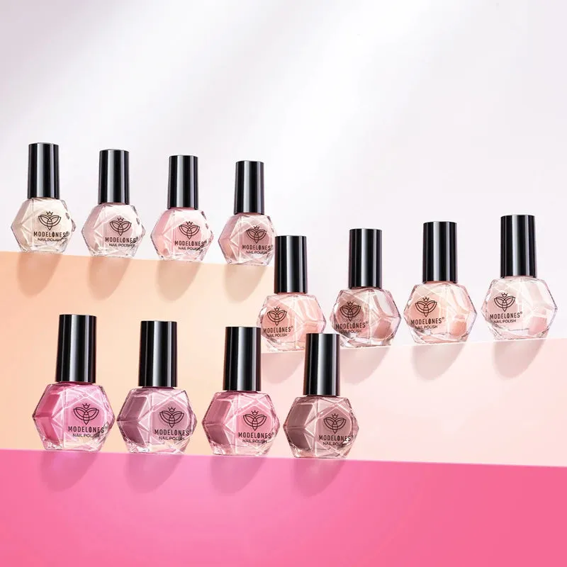 Modelones Gentle Bells nagellacksset rosa snabbtorkande