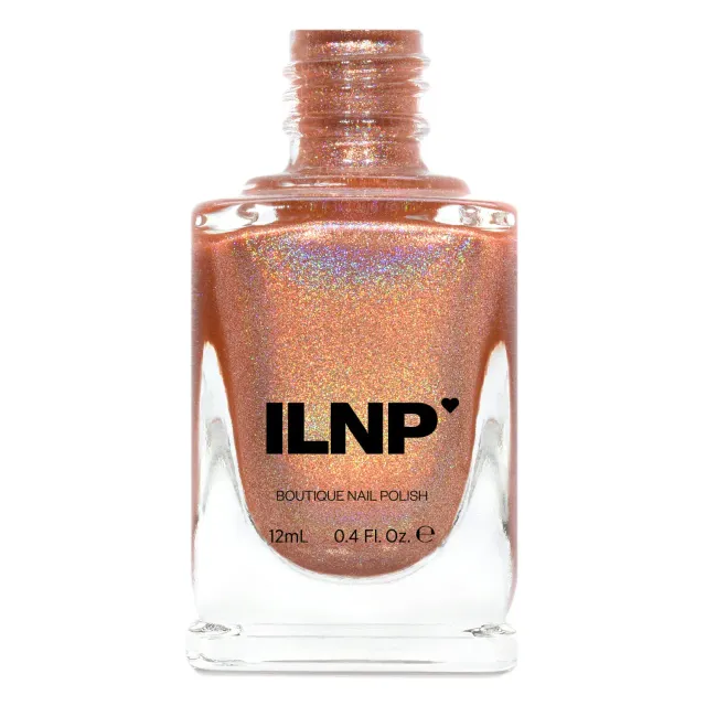 ILNP Ultra Holo Grace nagellack guldpeach holografiskt