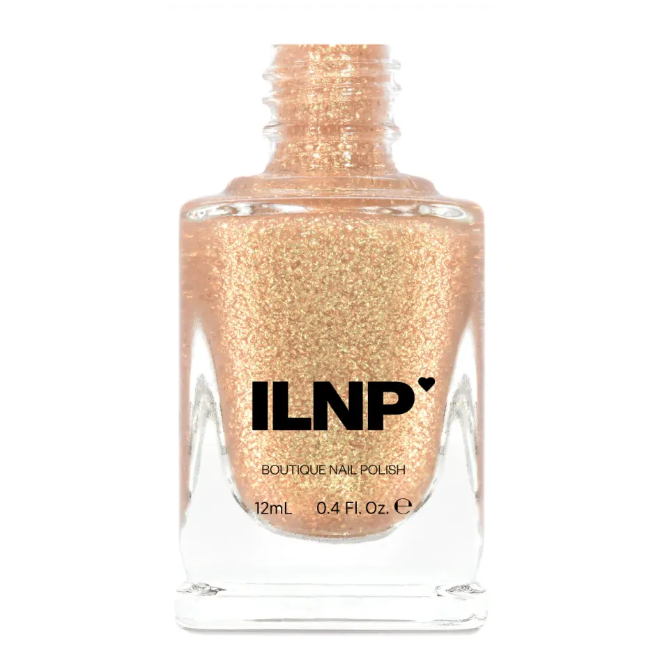 ILNP Karma topplack guldflakes transparent