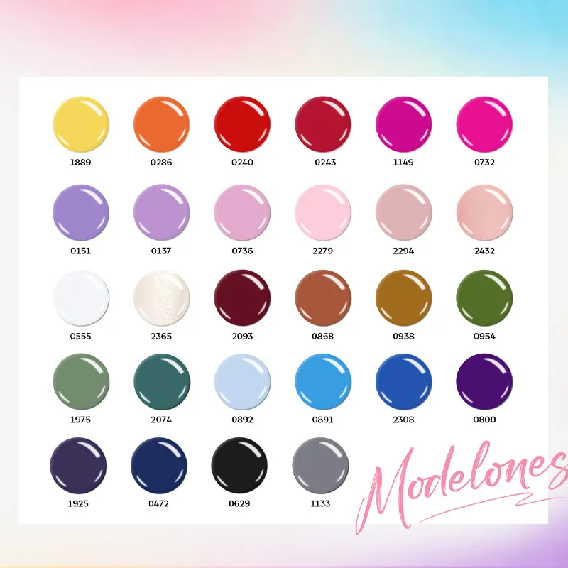 modelones Color Story gellackset kräm pastell