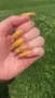 Cirque Colors Shaka nagellack gult rödguldgrönt skimmer