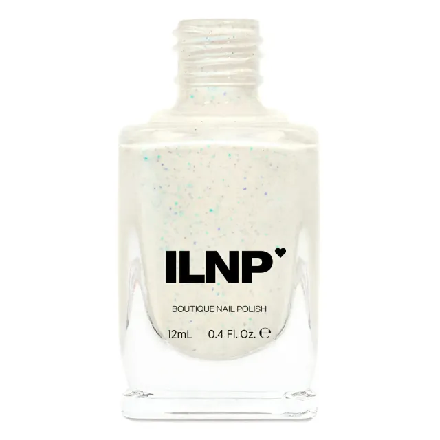 ILNP Tea Party Cake Pop nagellack krämvit prickig