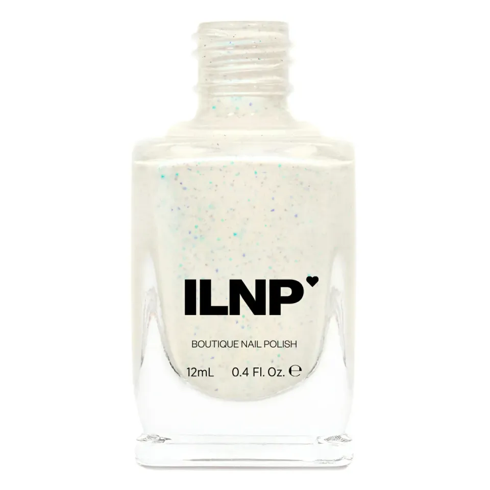 ILNP Tea Party Cake Pop nagellack krämvit prickig