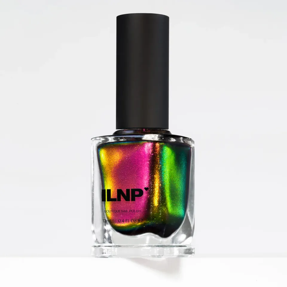 ILNP Ultra Chrome Cameo nagellack flakie rosa