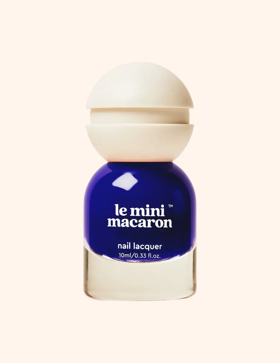 Le Mini Macaron Le Minuit nagellack midnattsblå 6 dagar