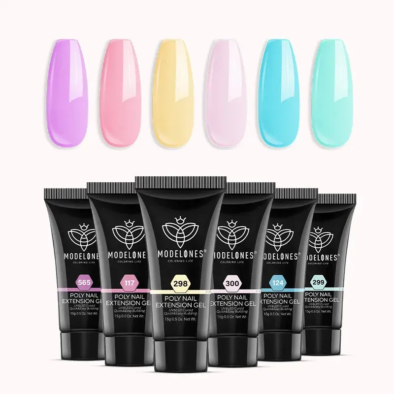 Modelones Sugar Bliss polygel 6-pack rosa