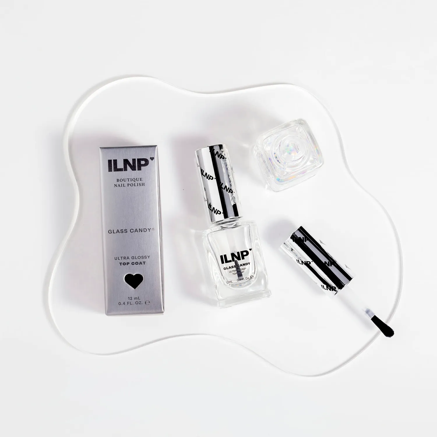 ILNP Glass Candy överlack transparent glans