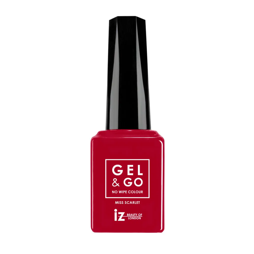 Iz Beauty Gel&Go Miss Scarlet GG1014 gellack 12 ml röd