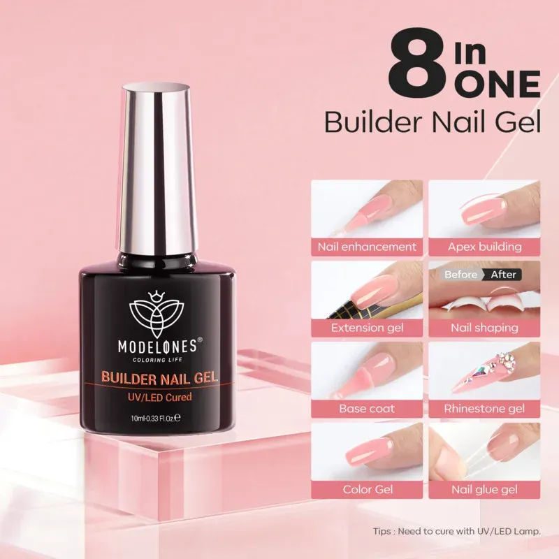 Modelones Builder Gel Peachy Jelly nagelgel 15ml persika