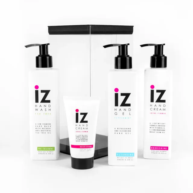 Iz Beauty Hand Care presentkit handtvål kräm gel 4-delar