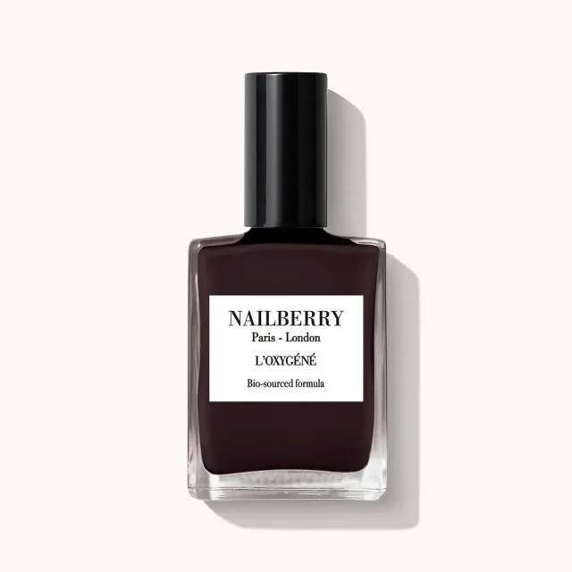 Nailberry Hot Coco nagellack 14 ml mörkbrun täckande