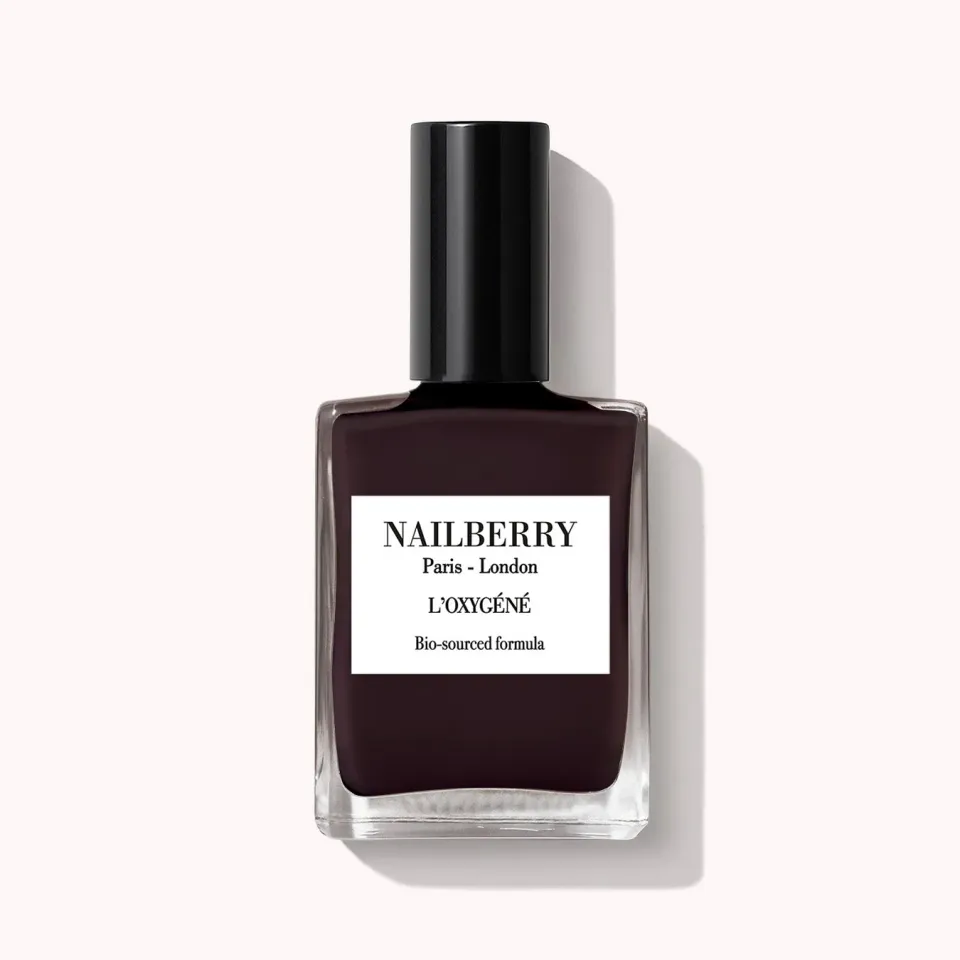 Nailberry Hot Coco nagellack 14 ml mörkbrun täckande