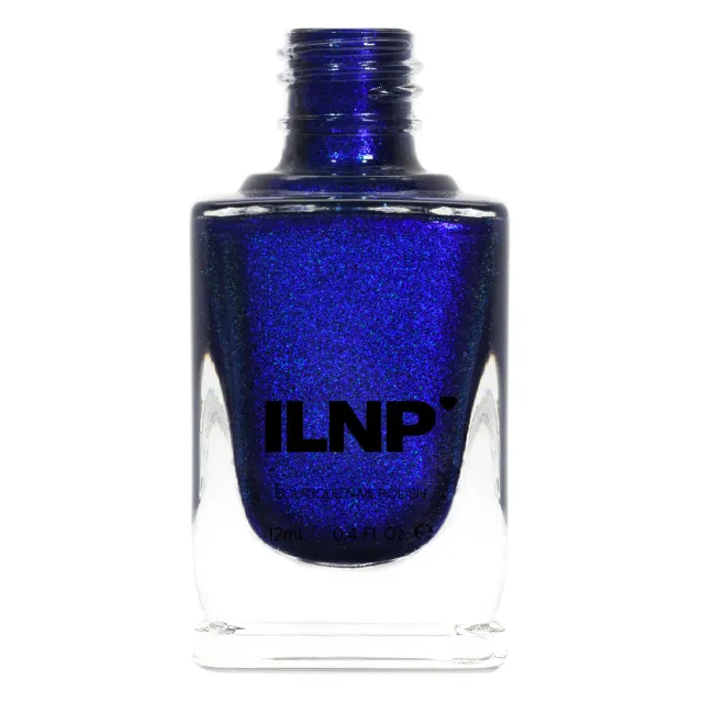 ILNP Midnight Kiss nagellack koboltblå shimmer