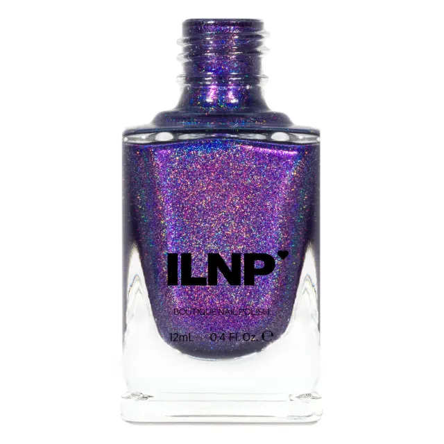 ILNP Purple Plasma nagellack lila holografiskt