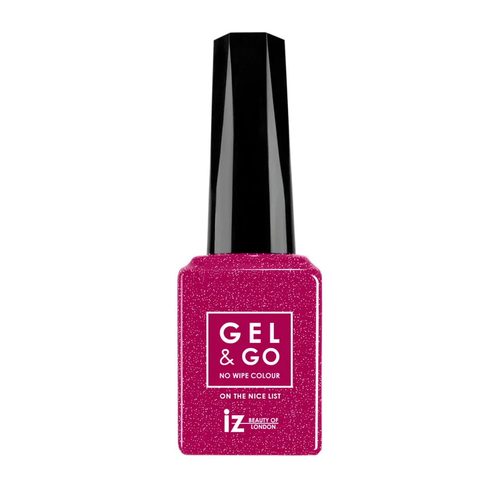 Iz Beauty GEL&GO On The Nice List GG1085 gellack 12ml hallon