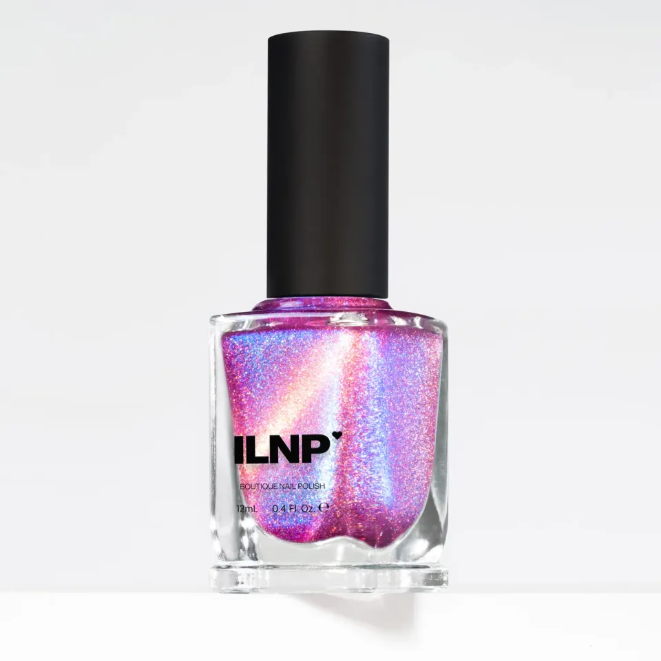 ILNP Glowstick magnet nagellack rosa holo