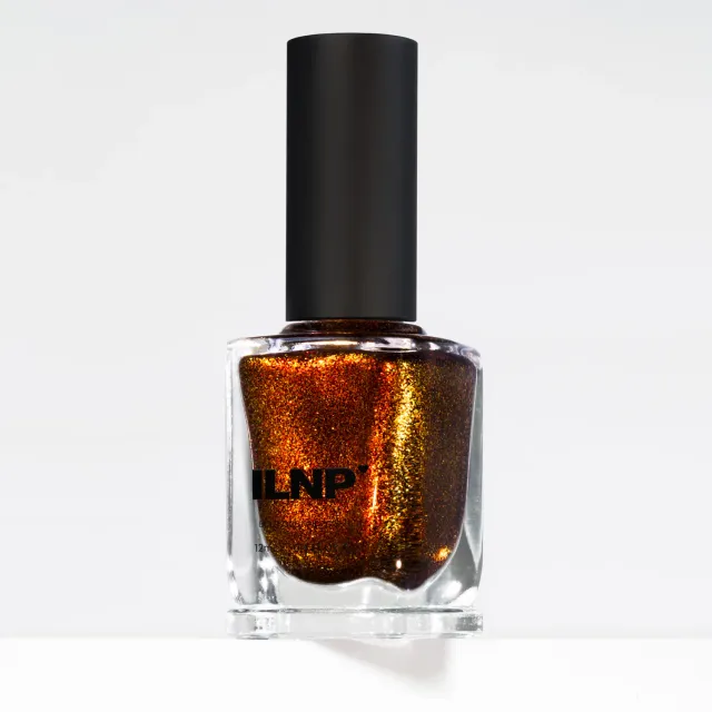 ILNP Autumn nagellack varmbrunt med iriserande skimmer