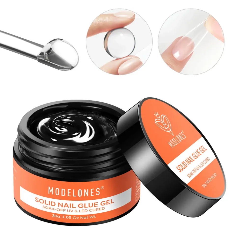 modelones Solid nagellim gel 30 g starkt fäste