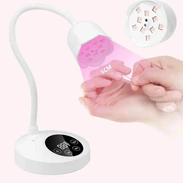 Makartt Lotus Flower nagellampa 30W vit