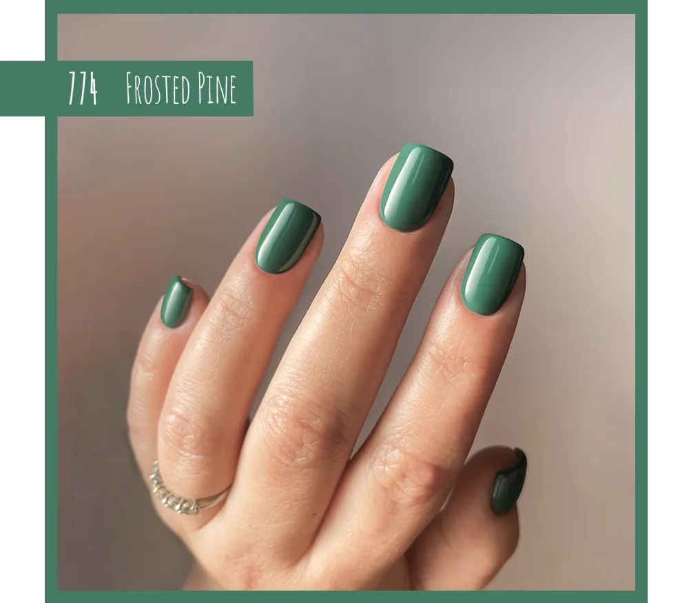 Iz Beauty Pro Colour Frosted Pine IZ774 gellack 4g grön