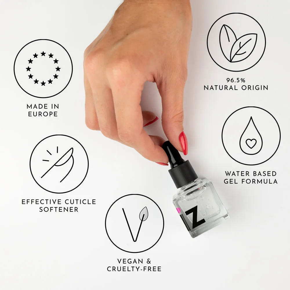 Iz Beauty nagelbandsmjukgörare gel 14 ml naturlig