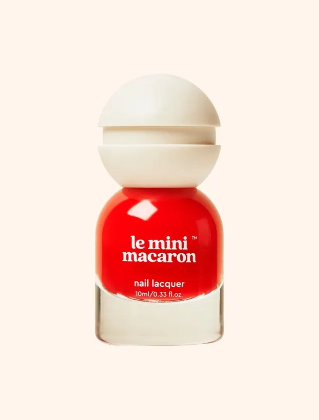 Le Mini Macaron Cherry Red nagellack klarrött