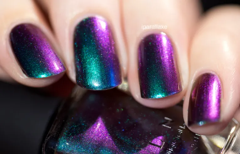ILNP Hush Ultra Chrome nagellack multikrom teal