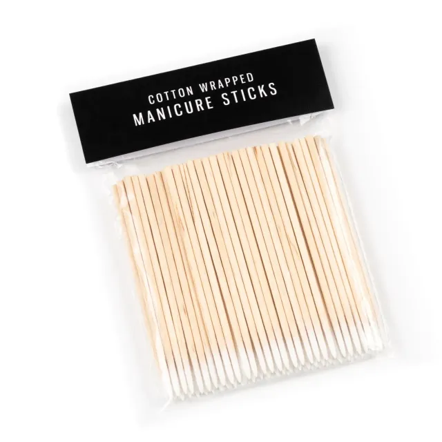 Iz Beauty Cotton Wrapped manikyrstickor 100-pack bomull
