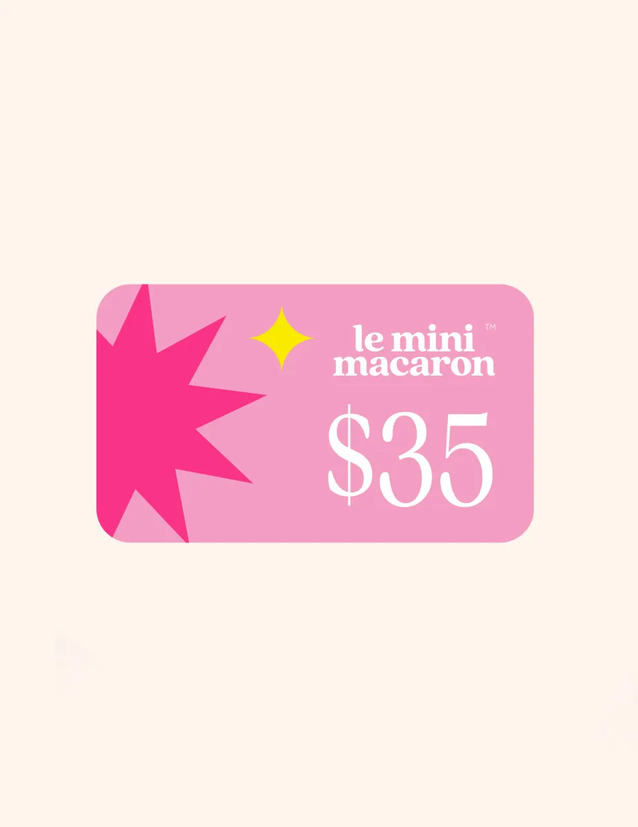 Le Mini Macaron presentkort naglar digitalt