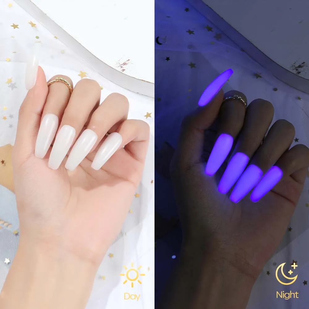 modelones luminous polygel cobalt violet 15g selvlysande