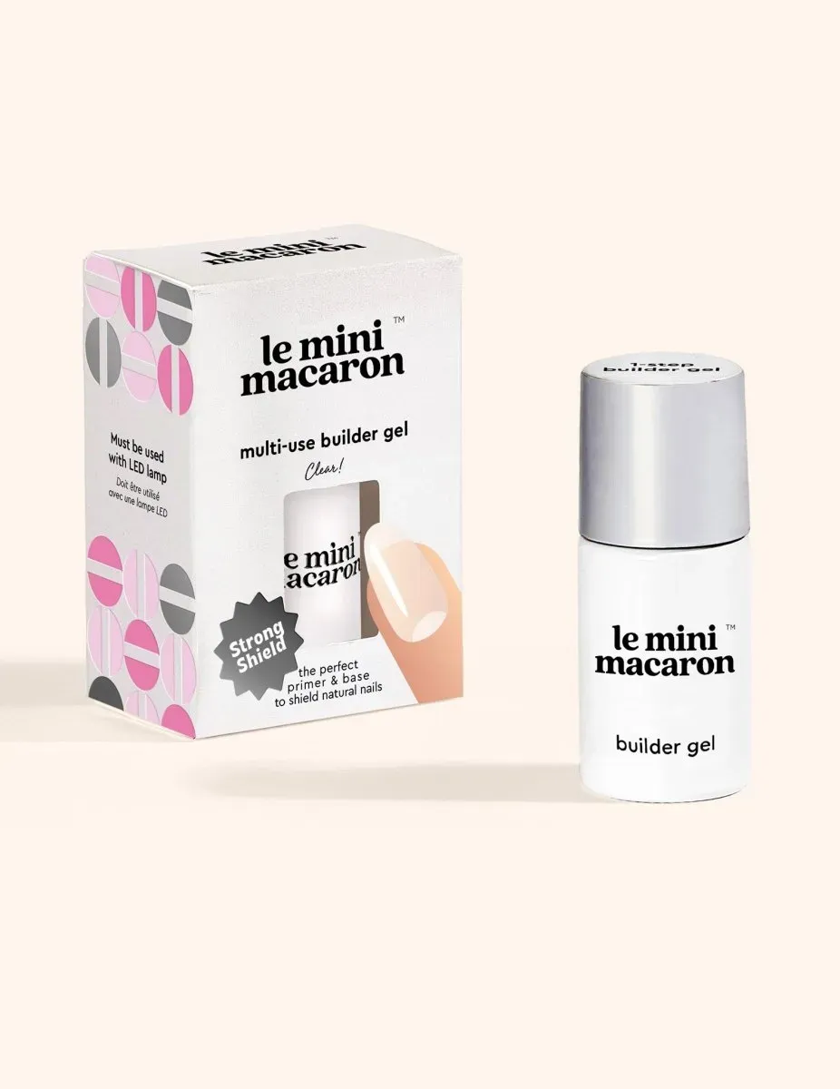 Le Mini Macaron Multi-Use Builder Gel Clear transparent