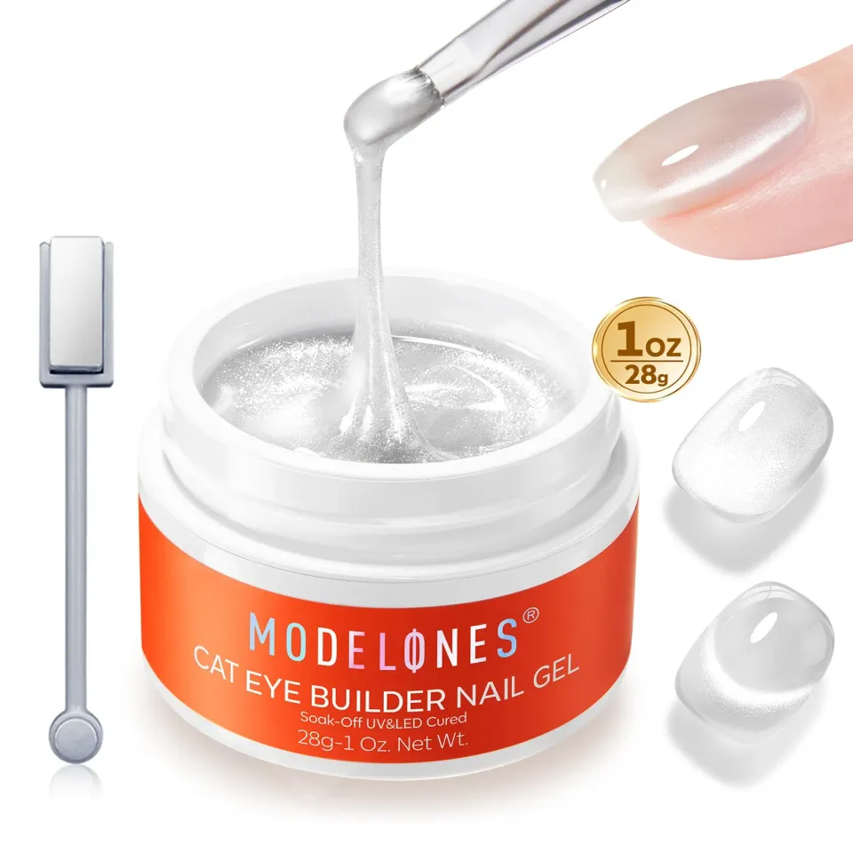 Modelones Cat Eye buildergel 28 g magnetisk effekt