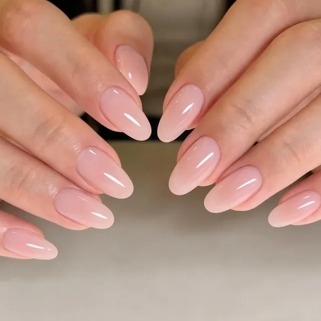 Modelones lösnaglar almond rosa kort 32-pack