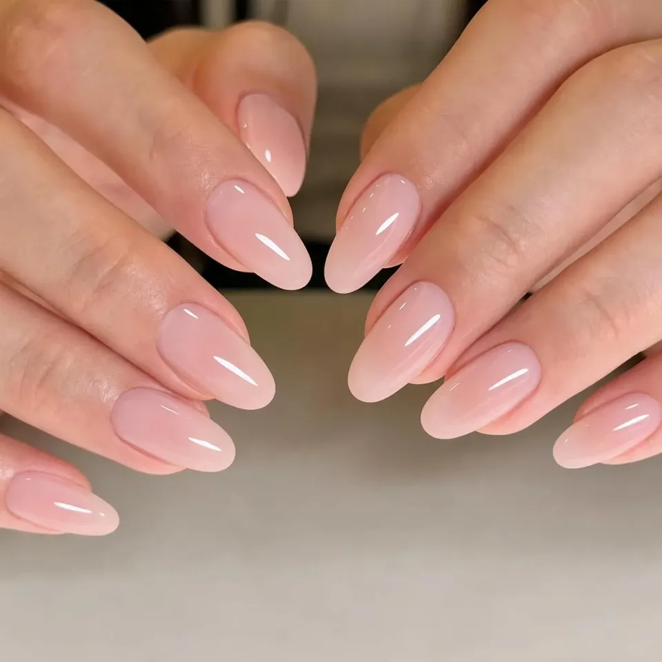Modelones lösnaglar almond rosa kort 32-pack