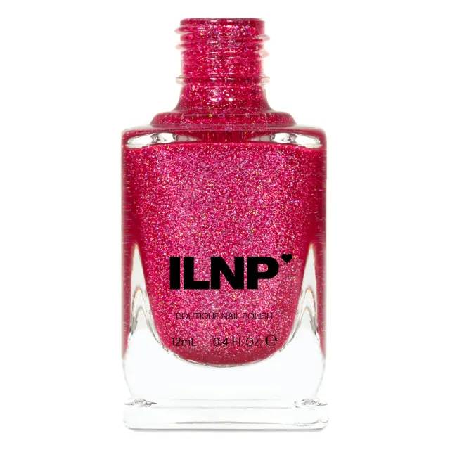 ILNP Play Date holografiskt nagellack magenta jelly