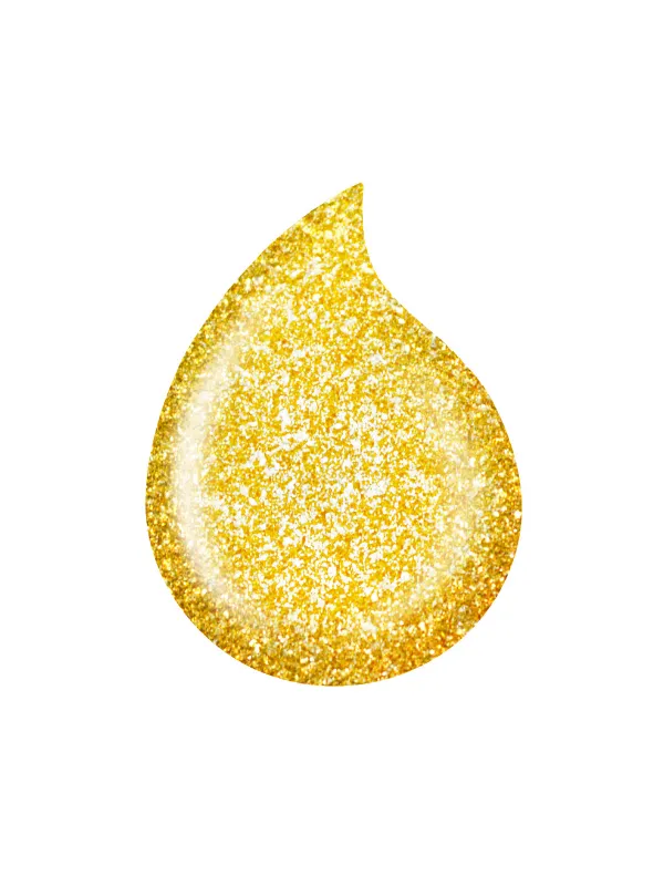 Leighton Denny Crazy For You nagellack sherbet-lemon glitter