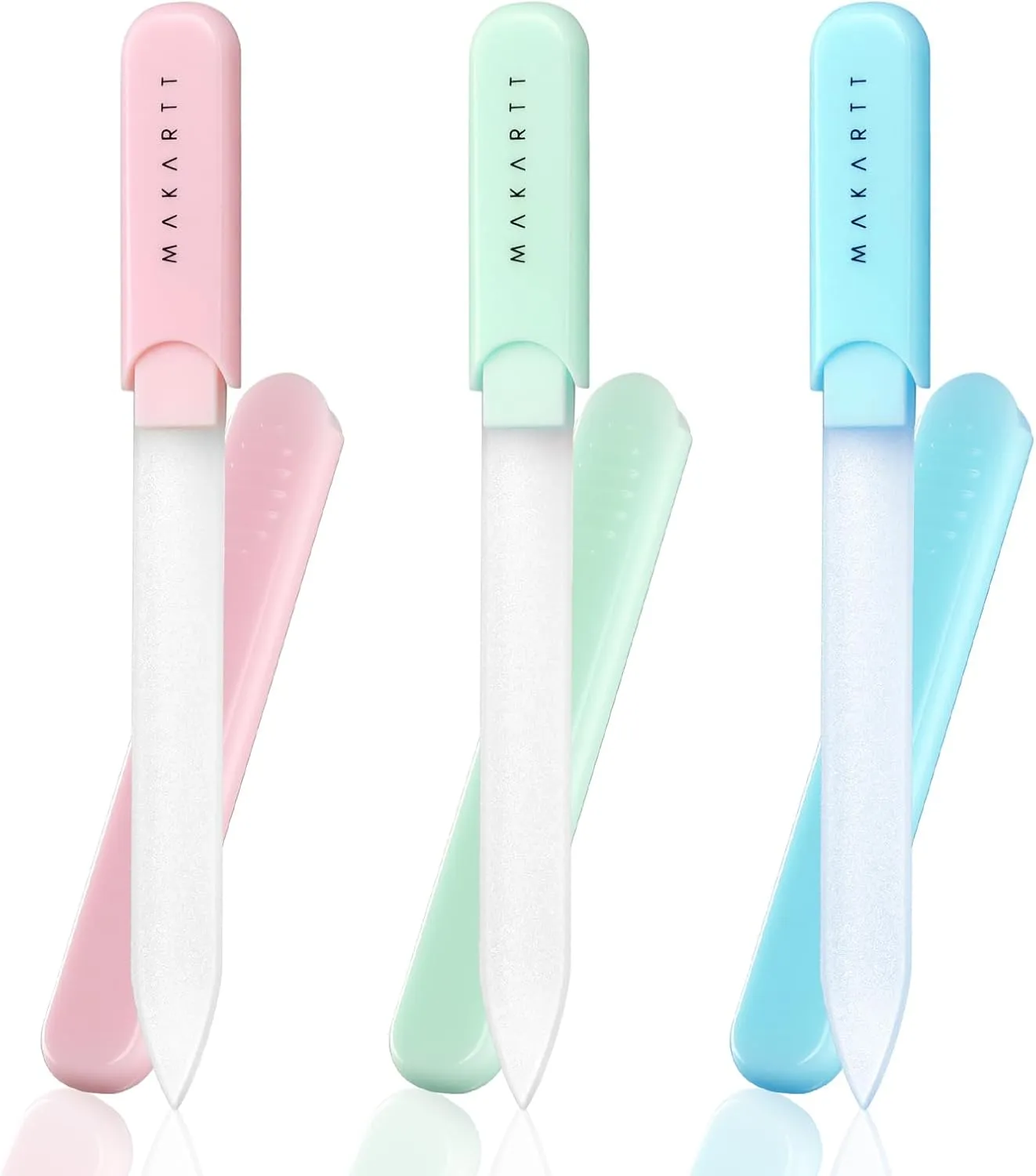 Makartt Glass Nail Files glasfil 3-pack mild