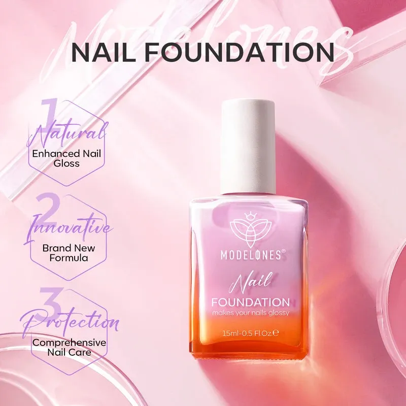 Modelones Nail Foundation nagellack Lilac 15 ml lila