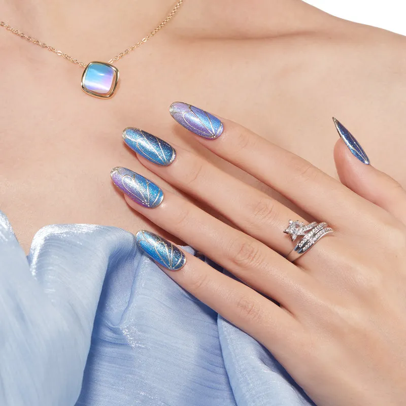 Modelones Violet Sparkle gellack 6-pack glitter