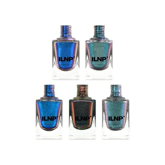 ILNP Ultra Chromes nagellack 5-pack multikrom