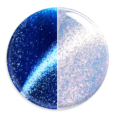 modelones Night Song cat eye gellack 2-pack blå glitter 15 ml