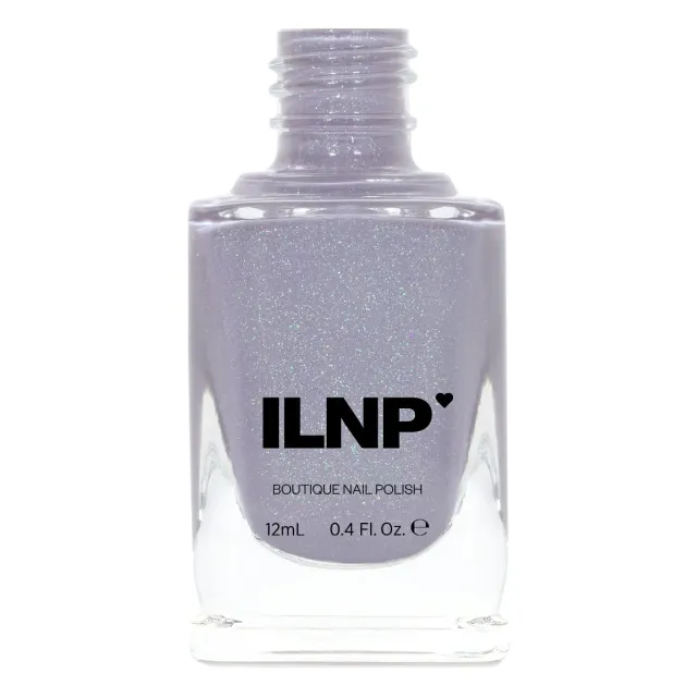 ILNP ASAP nagellack ljusblå creme holo