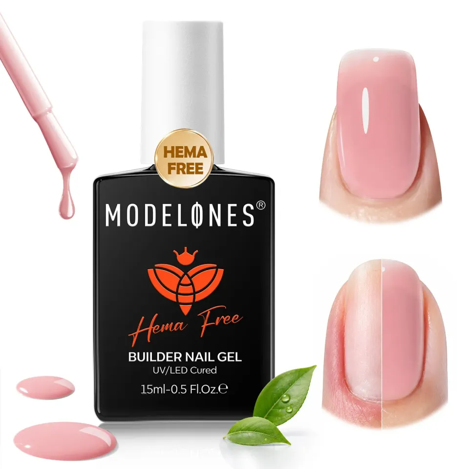 Modelones Builder Gel bygggel Peach Blush 15 ml hemmafri