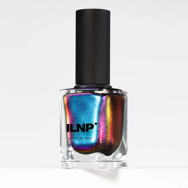 ILNP Birefringence Ultra Chrome nagellack multikrom blå