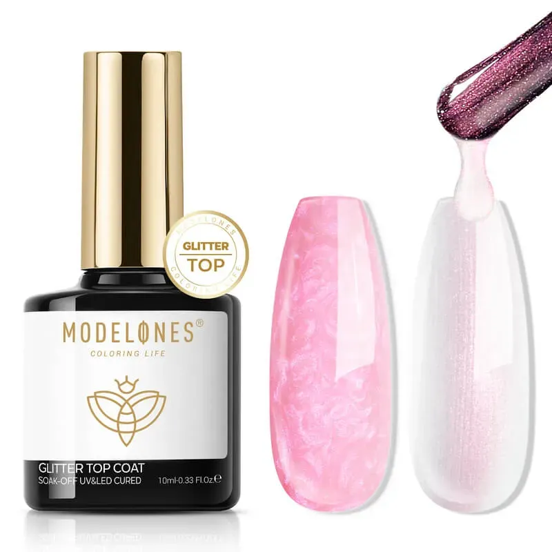 Modelones Mermaid Pearl top coat 10 ml pärleglitter