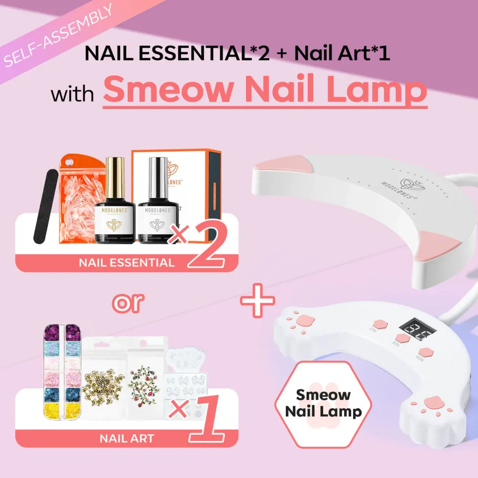 Modelones Nail Tools Kit 48W Gooseneck nagellampa